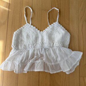 RSQ Women's White Vest